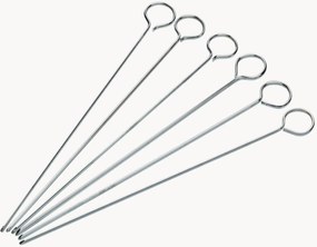 Set di 6 spiedini piatti Griglia