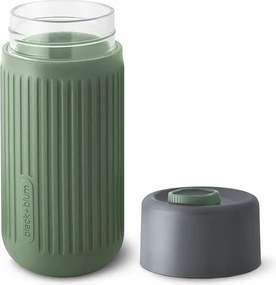 Tazza da viaggio verde in vetro 340 ml – Black + Blum