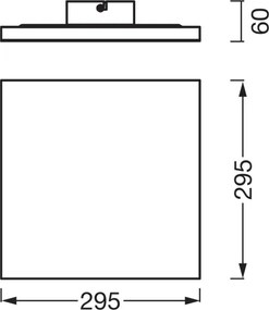 Osram - Pannello LED a montaggio superficiale PLANON LED/20W/230V 3000K 30x30 cm bianco