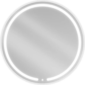 Mexen Rose specchio da bagno illuminato, rotondo 90 cm, LED 6000K, antiappannamento - 9810-090-090-611-00