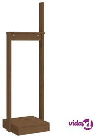 vidaXL Portalegna Miele 33,5x30x110 cm in Legno Massello di Pino
