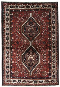 Shiraz Tappeto persiano 170x110 Rosso (Iran) Annodato A Mano