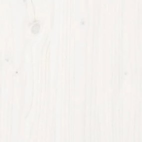Set Divani da Giardino 8pz con Cuscini in Legno Massello Bianco