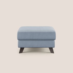 Moon Pouf contenitore e piedini alti in microfibra impermeabile T11