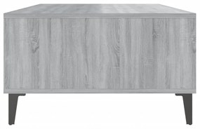 Tavolino da Salotto Grigio Sonoma 103,5x60x35 cm in Truciolato