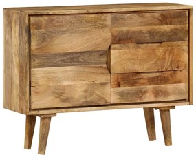 Credenza in legno massello di mango 90x30x69 cm