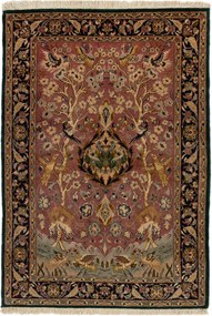 Isfahan Tappeto 100 x 70 (Iran) Annodato A Mano