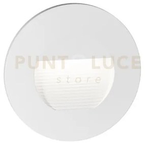 Ges2110n- segnapassi led 4000k 197lm 3w ip65 alluminio bianco e vet...