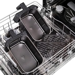 TESLA Electronics AirCook - Friggitrice ad aria digitale duale 9 l 2400W/230V