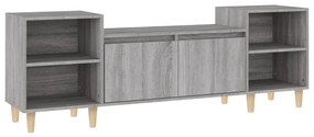 Mobile tv grigio sonoma 160x35x55 cm in legno multistrato