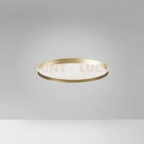 Acelia p/m - plafoniera led oro 3000-4000 k 2200-2300lm 40w d.50cm ...