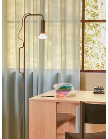 Lampada da terra marrone (altezza 154 cm) Ido - Hübsch