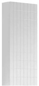 Pensile bagno Pixel laccato opaco bianco, 1 anta apertura da sinistra P 17 x L 30 x H 80 cm