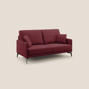 Saturno divano moderno in tessuto morbido impermeabile T03 rosso
