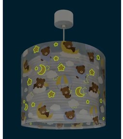 Dalber 41572T - Lampadario per bambini BABY TEDDY 1xE27/15W/230V blu