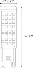 Set di 2 lampadine LED G9 dimmerabili 5,5W 500 lm 2700K