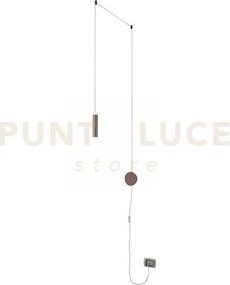 Applique a parete led candle bronzo in acrilico e alluminio 8w 720l...