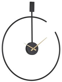Orologio da Parete 50 x 5 x 60 cm Nero Metallo