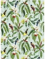 Osborne & Little Carta da parati Michelia - Eau De Nil