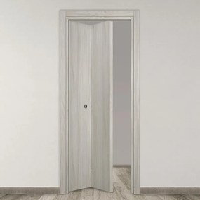 Porta pieghevole a libro simmetrica Elm olmo chiaro L 70 x H 210 cm sinistra