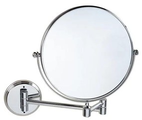 Specchio da trucco 23x30 cm, finitura argento