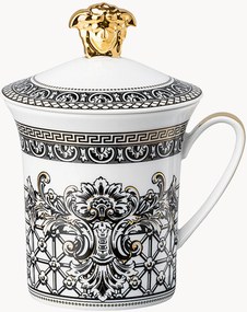 Tazza in porcellana con coperchio edizione limitata Marqueterie