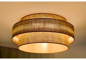 Brilagi - Plafoniera LED SPACE YUTE LED/12W/230V diametro 50 cm beige