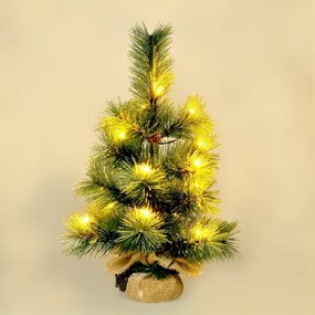 Solight 1V238 - LED Decorazione natalizia da esterno 15xLED/3xAA albero IP44