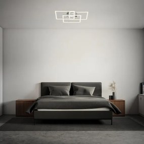 Brilo - Plafoniera LED dimmerabile FRAME LED/57W/230V 3000K cromo opaco