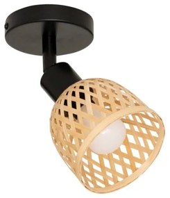 Atmosphera - Faretto da parete LIO 1xE27/25W/230V in bambù