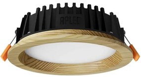 APLED - Lampada LED RONDO WOODLINE LED/6W/230V 4000K diametro 15 cm pino legno solido