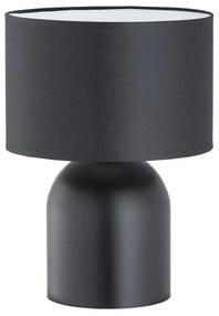 Lampada ASPEN LN1 BLACK E27 da Tavolo, Scrivania e Comodino Colore Nero