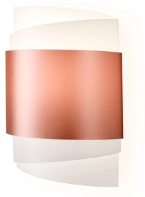 Applique Moderna Con Cavo 1 Luce Bea In Polilux Rame Made In Italy