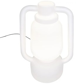 Lampada da terra bianca 110 cm IP44 - STORM Extra Large