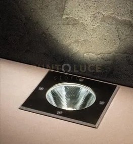 Faro a incasso calpestabile led walk acciaio quadrato 12w 1400lm 30...