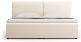 Letto boxspring crema con contenitore 180x200 cm Arendal - Cosmopolitan Design