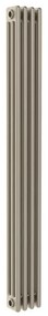 Radiatore acqua calda Comby in acciaio 3 colonne, 4 elementi, interasse 1735 mm, sabbia