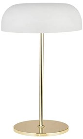 Searchlight EU60707WH - Lampada da tavolo HANOVER 2xE14/7W/230V bianco/oro