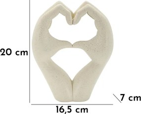 Scultura Love Stons Cm 16,5X7X20