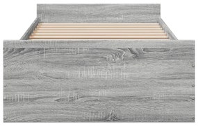 Giroletto cassetti grigio sonoma 100x200 cm legno multistrato