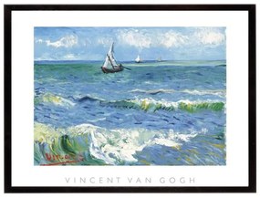 Stampa incorniciata The Sea Smvangogh nero 30.7 x 40.7 cm