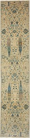 Samarkand Tappeto 340x80 (Pakistan) Annodato A Mano