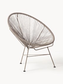 Poltrona lounge in plastica intrecciata Bahia