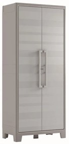 Armadio alto Gulliver 4R KETER in resina, beige L 80 x H 182 x P 44 cm, 2 ante, adatto per interno/esterno