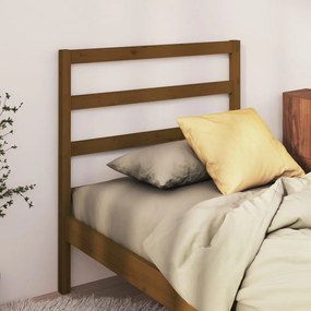 Testiera per letto miele 96x4x100 cm in legno massello di pino