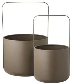 Set di coprivaso in metallo 2 pz ø 24,5 cm Tule – House Nordic
