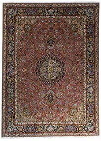 Tabriz Tappeto 250 x 350 Rosso (Iran) Annodato A Mano