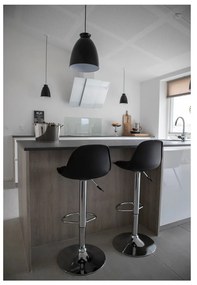 Set di 2 sgabelli girevoli da bar neri da 82 cm Trondheim - House Nordic