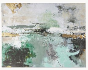 Quadro su tela dipinto a mano Hillside