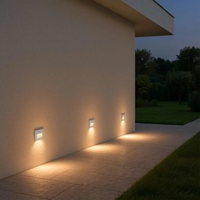 Segnapasso LED per scatola 503 3.5W IP65 Luce Asimmetrica Colore Bianco Naturale 4.200K